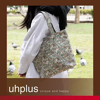 uhplus Zipper 肩背包- 大馬士革薔薇