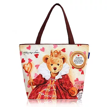 好療癒!泰迪熊-女王熊|托特包