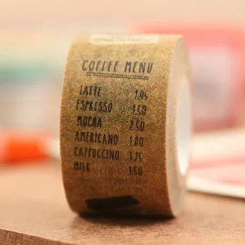 MARK’S maste和紙膠帶(咖啡人生)