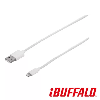 Buffalo APPLE Lightning 專用傳輸線(蘋果認證)-1.2M白