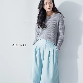 【STARMIMI】微V領針織衫*FREE灰