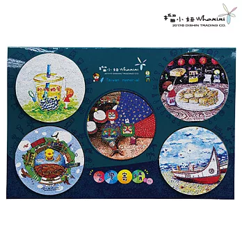 榴小妞台灣手繪磁鐵套組-台灣寄情6