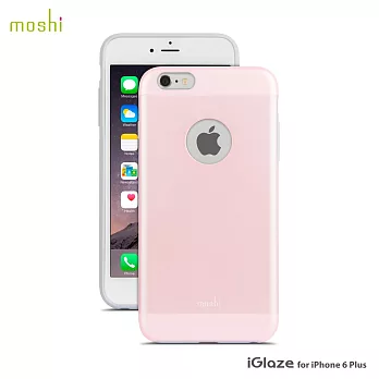 moshi iGlaze for iPhone 6 Plus 超薄時尚保護背殼粉