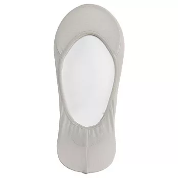 [MUJI 無印良品]女棉混腳跟防滑淺口隱形襪灰色23~25cm灰色
