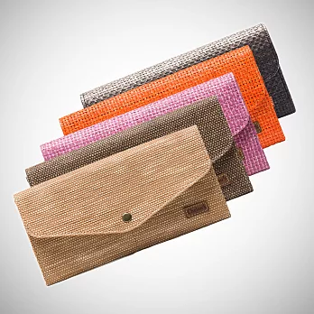 【剛好 x 闕佬】素雅時尚紙纖長夾黑色