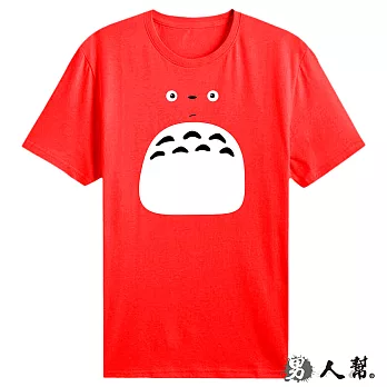 【男人幫】AF059*【日本龍貓豆豆龍純棉短袖T恤】紅色 10號