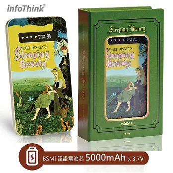 InfoThink 迪士尼公主懷舊收藏行動電源(睡美人奧蘿拉)5000mAh(睡美人奧蘿拉)