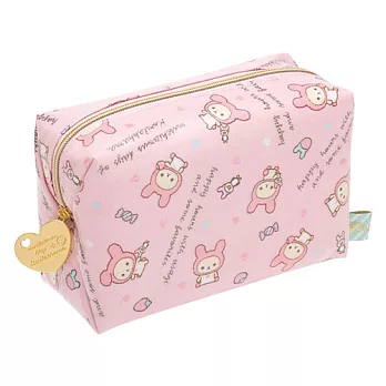 San-X 懶妹粉兔變裝系列防水化妝包