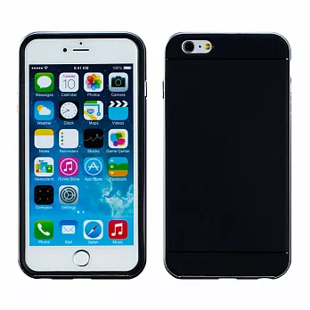【BIEN】iPhone 6 Plus 穩重盔甲雙件雙料保護殼 (銀)