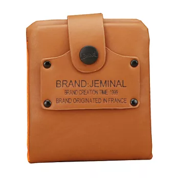 A+ accessories 活力饗宴軟皮橫款男用短夾 (4色任選)棕色