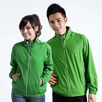 【遊遍天下】MIT台灣製中性款抗UV防風機能連帽外套(A020)M草綠