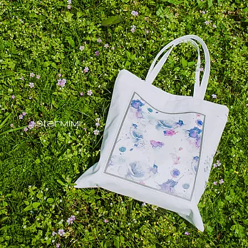 【StarMIMI】渲染感花樣皮質托特包*FREE渲染印花