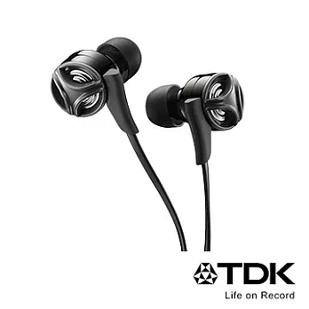 TDKTH-XEC200CLEF- X2耳道式耳機,公司貨附保卡,一年保固黑