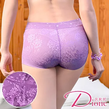 Dione 狄歐妮 無痕內褲-純蠶絲褲底(單品)-P155312XL-紫色