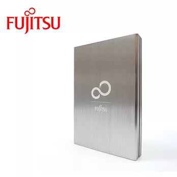 【Fujitsu富士通】2.5吋 USB3.0 滑蓋式髮絲硬碟外接盒時尚鈦