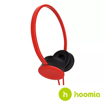 hoomia好米亞 U2 HD 多彩生活．頭戴式立體聲耳機紅