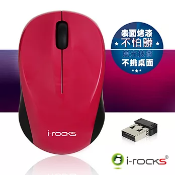i-Rocks Z528 2.4GHz藍光無線滑鼠都會桃