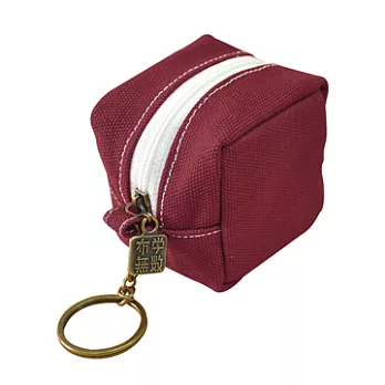 純粹.吃豆腐吧 (零錢鑰匙包)暗栗色