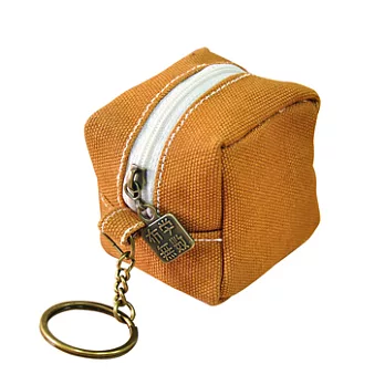 純粹.吃豆腐吧 (零錢鑰匙包)黃赭石色