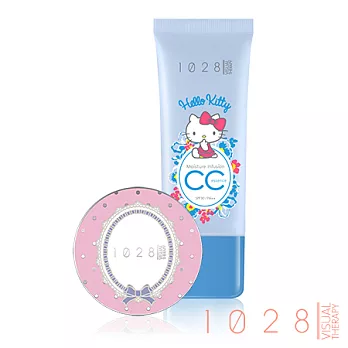 1028 全效保濕CC精華霜SPF30 PA++ x Hello Kitty限定版(01明亮膚)+超吸油蜜粉餅