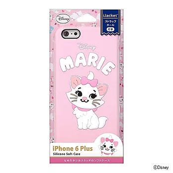 iJacket iPhone 6 Plus Disney 5.5吋 迪士尼 瑪莉貓 立體軟膠套瑪莉貓粉