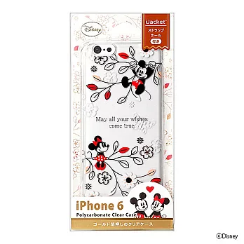 iJacket iPhone 6 Disney 4.7吋 迪士尼 米奇米妮 金箔透明 硬式保護殼透明