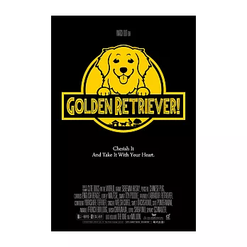 【DOUBLE Q】萌犬出沒寵愛海報-黃金獵犬