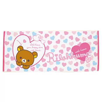 San-X 懶熊愛心泡泡浴系列長毛巾