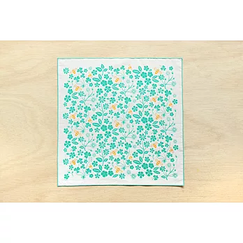 包布巾-野花草與蜻蜓-藍