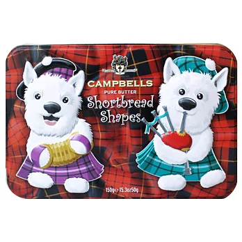蘇格蘭【CAMPBELLS】金蓓奶油餅-雙狗禮盒