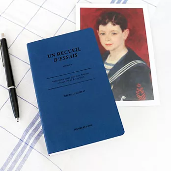 iconic Dessais文學風記事本V4-海軍藍