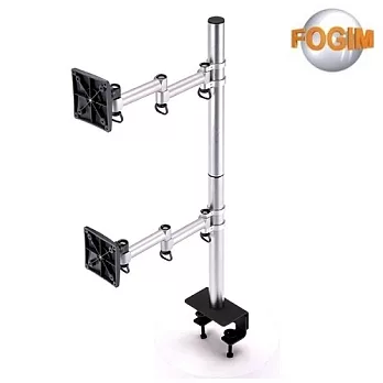 FOGIM 夾桌懸臂式雙液晶螢幕支架(終身保固)-TKLA-6032C3