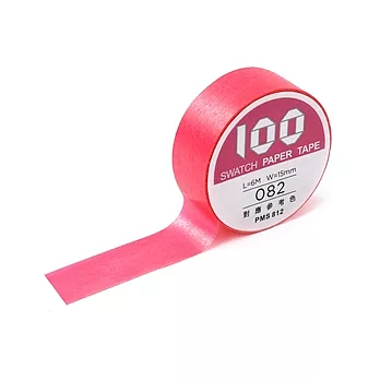 知音文創|100選色紙膠帶│紫紅色系No.82