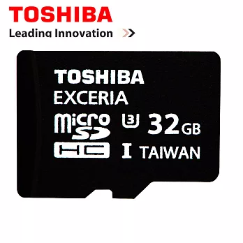 TOSHIBA 32GB microSDHC U3 95M EXCERIA Class 10 記憶卡