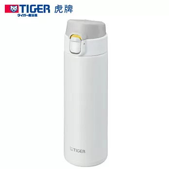 TIGER虎牌480cc超輕量型彈蓋式真空保溫杯 MMY-A048 奶油白(WP)