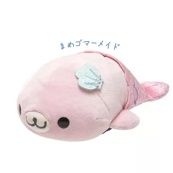 San-X 小海豹海洋世界系列人魚公仔。粉色小海 豹