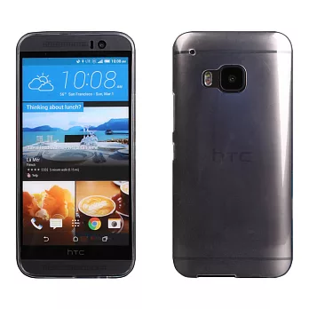 【BIEN】HTC One (M9) 超薄全透點紋軟質保護殼