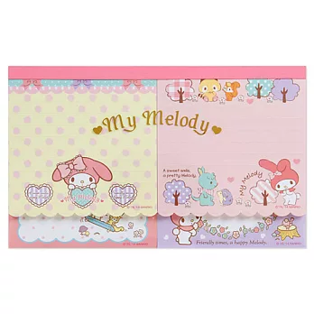 《Sanrio》美樂蒂可愛繽紛信紙本(5款共100枚)