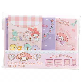 《Sanrio》美樂蒂可愛繽紛信封組