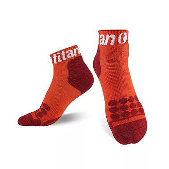 titan太肯 專業籃球襪-Light(男女適用、十歲以上年齡層皆適用)M紅色