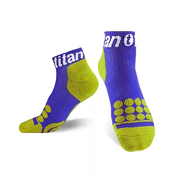 titan太肯 專業籃球襪-Light(男女適用、十歲以上年齡層皆適用)M紫/綠色