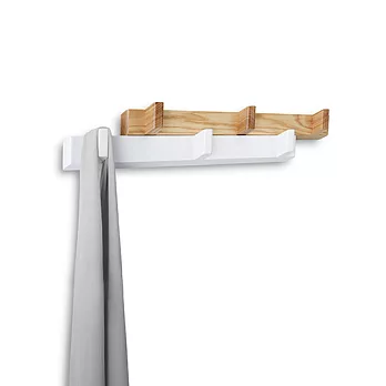 UMBRA 日系風格伸縮掛勾 白