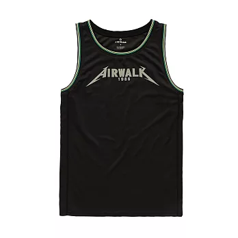 【美國AIRWALK】青春無限吸濕排汗背心L黑