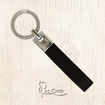 【PAS CHER 巴夏喀】極簡小方鑰匙圈(黑)