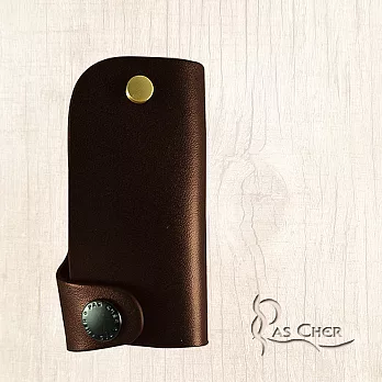 【PAS CHER 巴夏喀】汽車智能鑰匙包(焦茶)