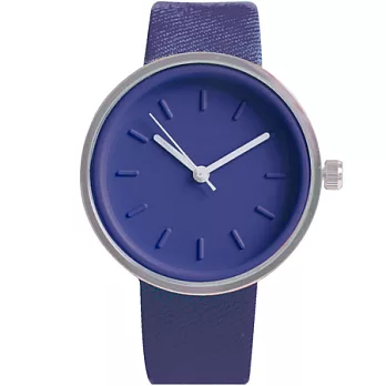 Watch-123 甜心日記-繽紛果凍玩色腕錶 (2色可選)深藍色