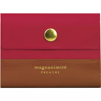 【LABCLIP】Prendre 系列 卡片收納夾(扣式) / 紅