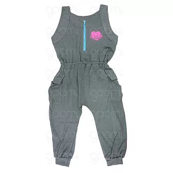 GOOMI台灣第一文創童裝【背心連身褲】~1-2Y灰色