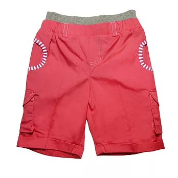 GOOMI台灣第一文創童裝【男童口袋造型短褲】~1-2Y橘紅色