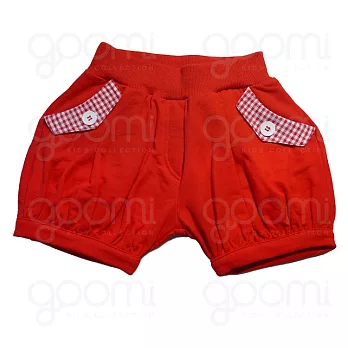 GOOMI台灣第一文創童裝【女童花苞褲】~1-2Y紅